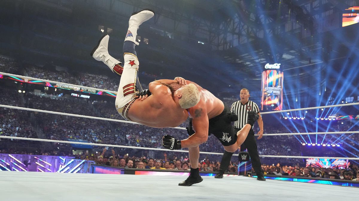 AndMyFatherSaid's tweet image. And whether Brock Lesnar likes it or not. I’ll never fear his presence.