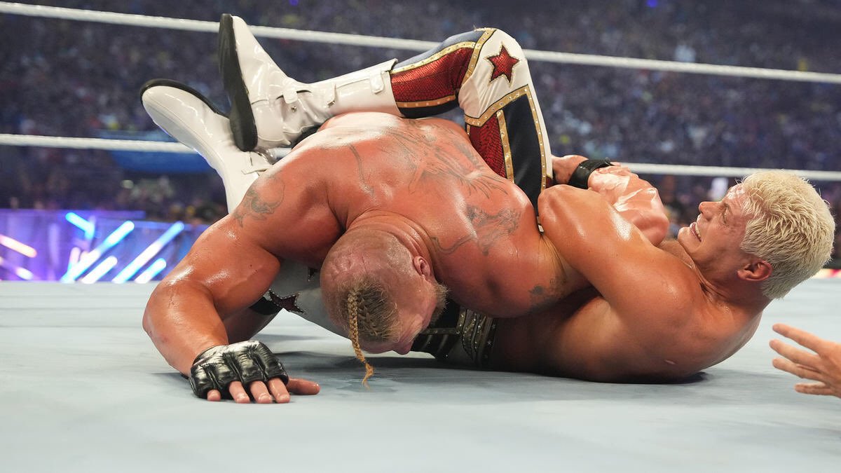 AndMyFatherSaid's tweet image. And whether Brock Lesnar likes it or not. I’ll never fear his presence.