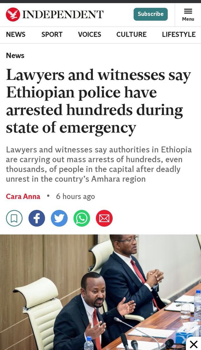 More #Amharagenocide is Loading… Fascist Abiy’s regime is conducting unprecedented mass detention &amp; ethnic profiling of ethnic Amhara people for over a week now 100s of thousands of Amharas are in concentration camps across Ethiopia
<a href="/hrw/">Human Rights Watch</a> 
<a href="/amnesty/">Amnesty International</a> 
<a href="/UKParliament/">UK Parliament</a>