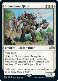 CarbonLich's tweet photo. @OtterMTG @b101nf0matr @scryfall This actually allows stonehewer giant to be a 2 card combo with my Commander in my Zirda deck. Assuming you have 8 mana or 5 if Zirda is already on the field. https://t.co/e9tu6ZOZ6y