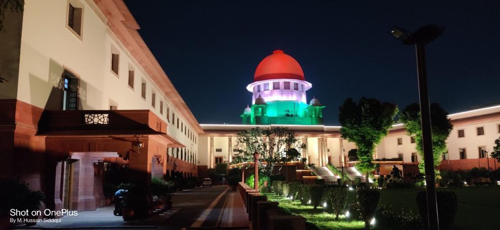 Supreme court of India on the eve of 77th Independence Day
#SupremeCourt
