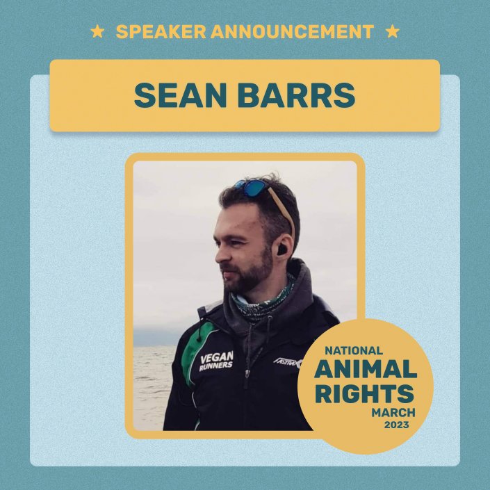 NARM_UK's tweet photo. We are happy to announce that Sean Barrs will be speaking at the NARM 2023!

Sean is finalising his PHD and planning future races and fundraisers for sanctuaries. He believes in a vegan future where every animal is free. Find him at Vegan Actions in Cambridge. https://t.co/DxsxoUZPV9