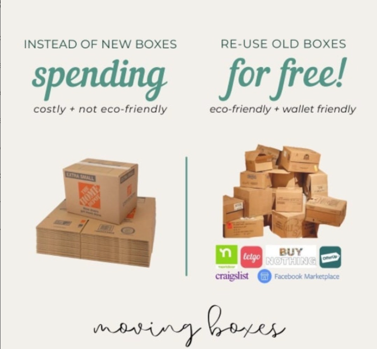 A great way to save money and the planet is re-using old boxes!
On average, a family of four uses over 100 moving boxes during their move! THAT IS A LOT OF BOXES. 📦

#arcapropertymanagement #tips #moving #reduce #reuse #recycle #boxes #movingday #movingtips #tenants #landlord