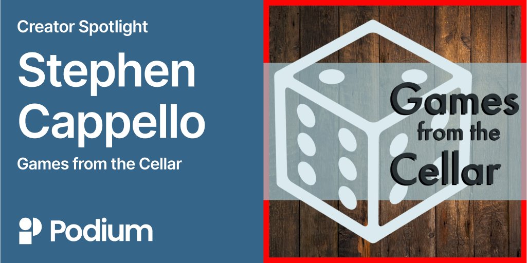 PodiumDotPage's tweet photo. Every week Podium features the work of our amazing community. 

This week we are featuring Stephen Cappello and Games From the Cellar.

Check out his Spotlight here: https://t.co/ZYg0osCQBw https://t.co/ABqMqGsIiU