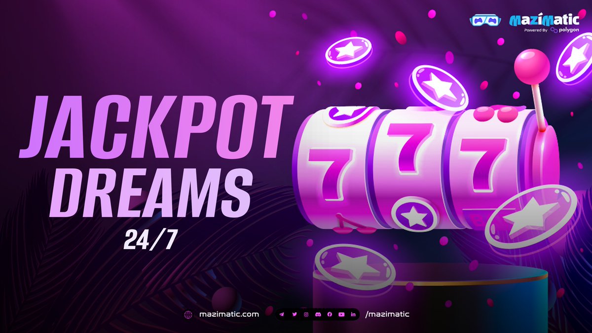 Dive into hourly, daily, and weekly wins! 🔥 Pair them with our jackpot, and see your dream alive. 😍 Predict, play, and gear up to win superrrrrrrrrrrr big at mazi.game! 🚀🔥 #Mazi #MaziMatic #JackpotDreams #Crypto #Game #Gaming