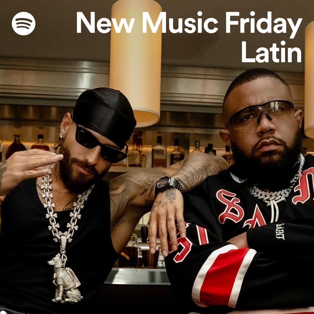 PARCERAAA! Thank you @Spotify for putting @Maluma and I on the cover of New Music Friday Latin and Mint Latin ❤️ ❤️ ❤️ spoti.fi/45k3y5u & spoti.fi/3KGssnF