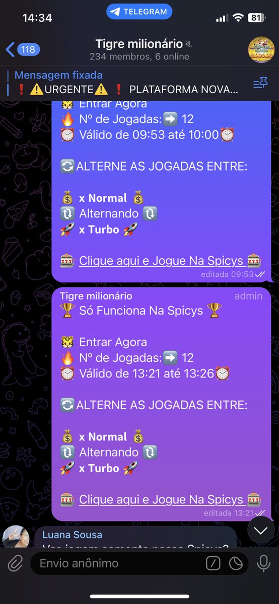 Snooperdj's tweet photo. Quem entrar nesse grupo aqui de sinais do tigre eu mando todos os vídeos da Andressa urach no pv

Cuida, entra aí 

https://t.co/F1pW2MgM9K https://t.co/7c9itRtRK2