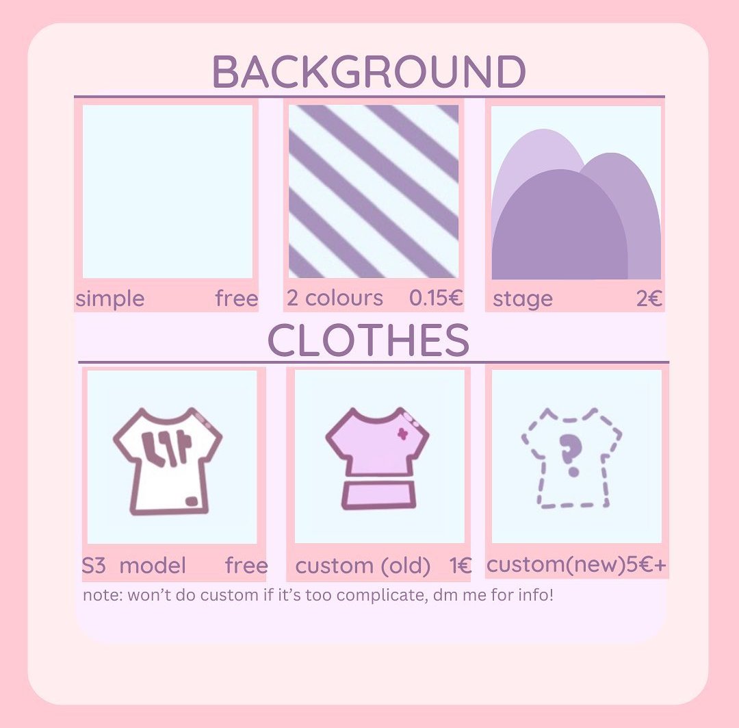 rinny_berry's tweet photo. Heyo guys! I'm posting here too my commission sheet ! Art trades works with the same settings, 
for final prices and info, dm me!!  payment will be on PayPal or Nintendo eShop cards! 🩷🩷 https://t.co/h5RKfgiASA
