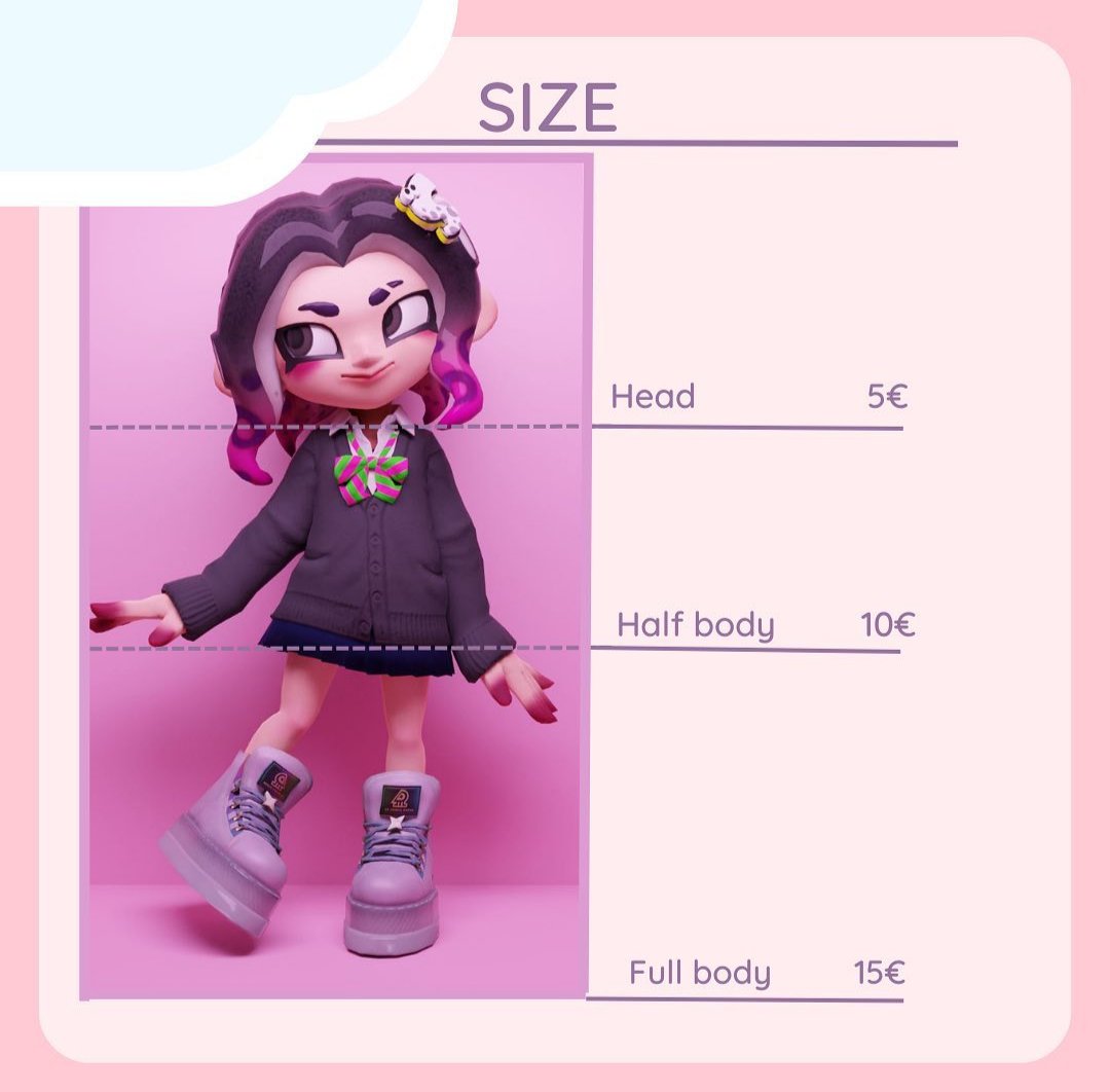 rinny_berry's tweet photo. Heyo guys! I'm posting here too my commission sheet ! Art trades works with the same settings, 
for final prices and info, dm me!!  payment will be on PayPal or Nintendo eShop cards! 🩷🩷 https://t.co/h5RKfgiASA