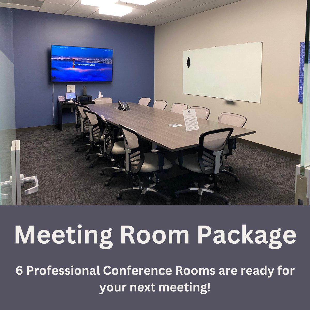 workuity's tweet image. Ready for success? 💼 Experience the ultimate meeting solution at Workuity Chandler! 🌟 6 modern meeting rooms, free Wi-Fi, and support staff included. Don't miss out, book now! 📅 #WorkuityChandler #ProfessionalSpace #Success