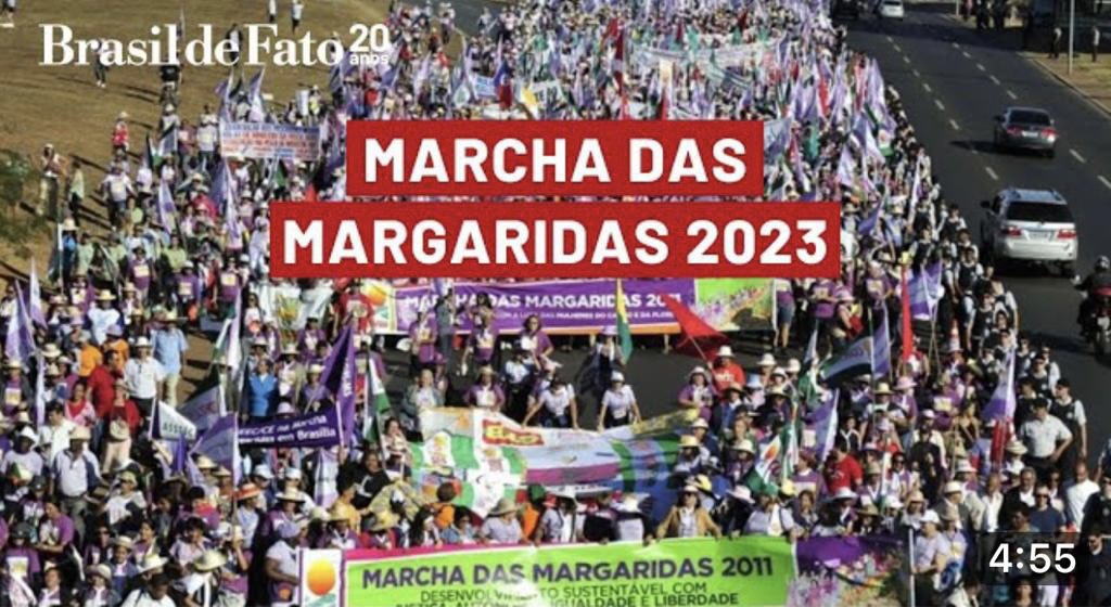 Dias 15 e 16 de agosto 100 mil mulheres levam suas reivindicações para o presidente da república, em Brasília. #lulapresidente #brasilemconstrução #marchadasmargaridas #contag  #mulheresrurais #agricultorasfaniliares #camponesas #soberaniaalimentar #alimentossaudáveis