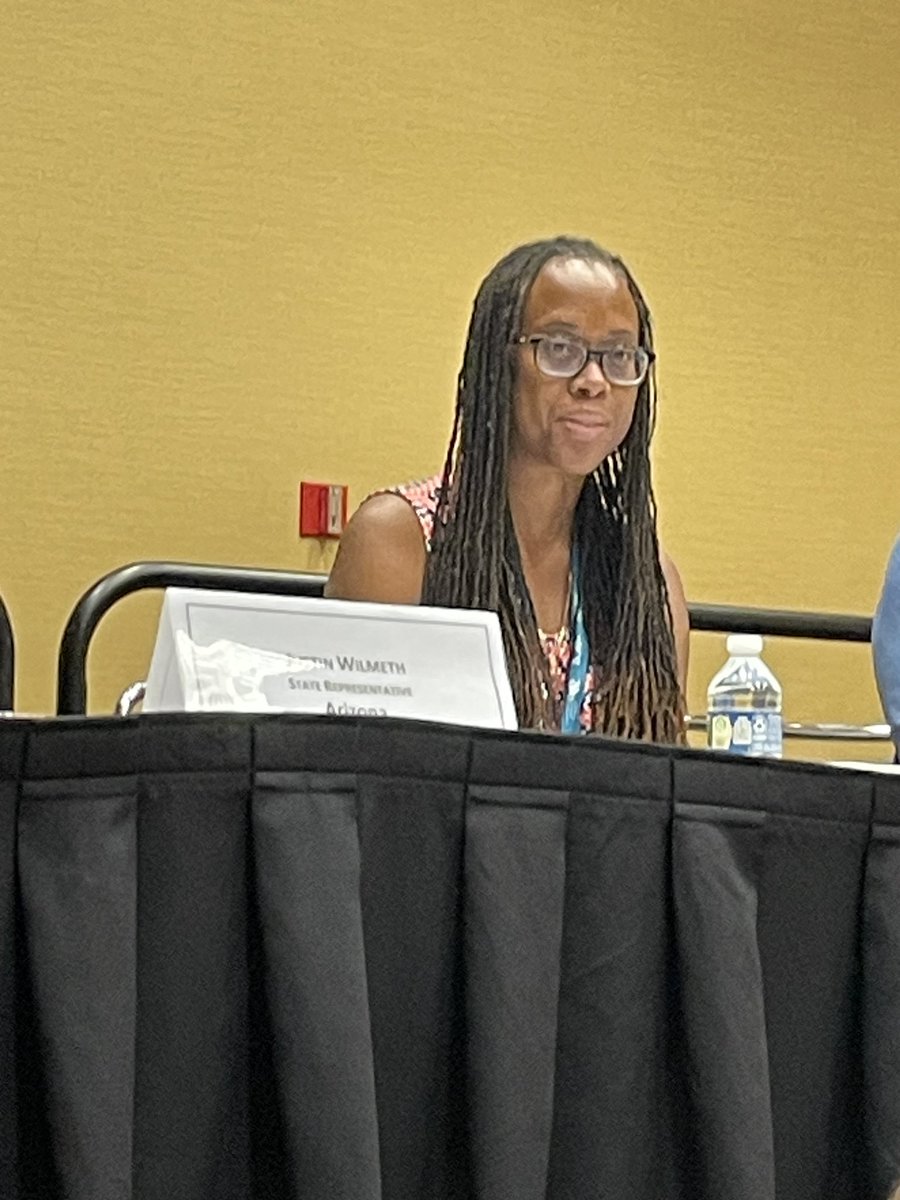 So proud to see Dr. Tamarah Holmes present on #broadband telling the Virginia story at #NCSL2023. We’ve been recognized as leaders across the nation to deploy broadband with our VATI grants working in 80 counties throughout the Commonwealth. I’ve been working with her for years.