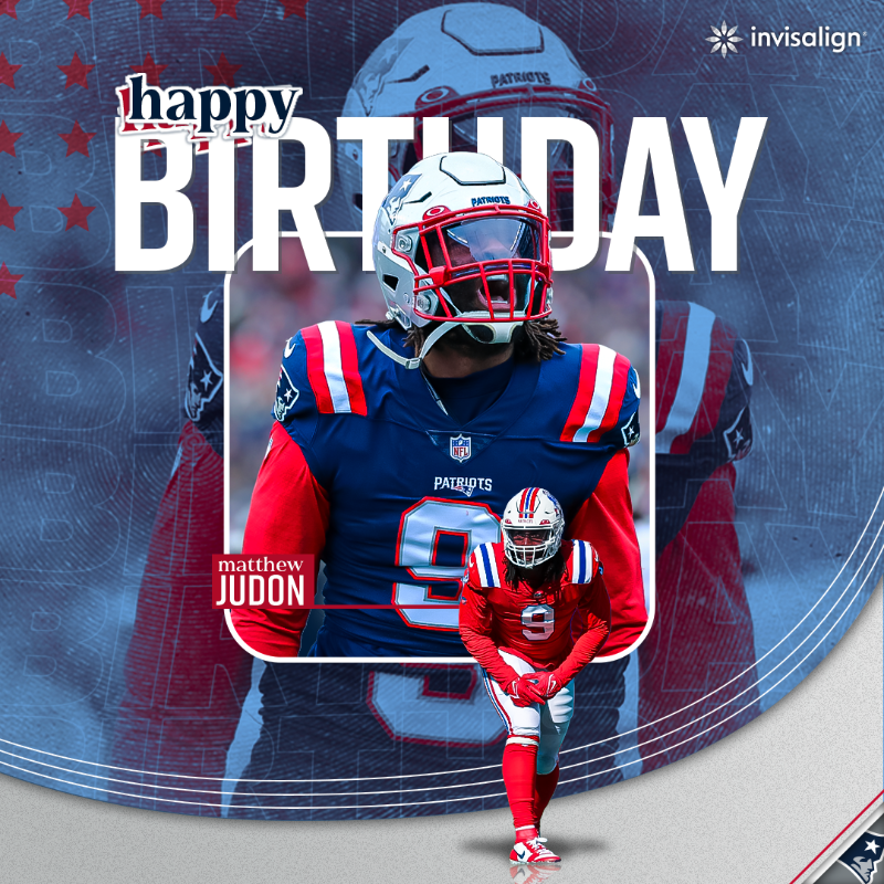 Patriots's tweet photo. HBD to the man in red sleeves‼️

@man_dammn | #ForeverNE https://t.co/YHWiSPOExN