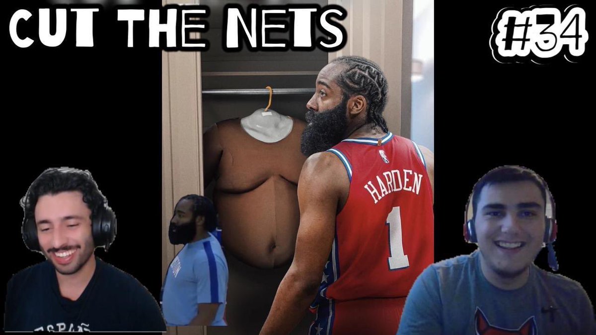 CutTheNets_BSP's tweet photo. James Harden cannot be trusted! Stay tuned for this weeks episode of Cut The Nets ! 👀 @JHarden13 @jr_gretzer @Brianramos0219 https://t.co/8tQB9caL1p