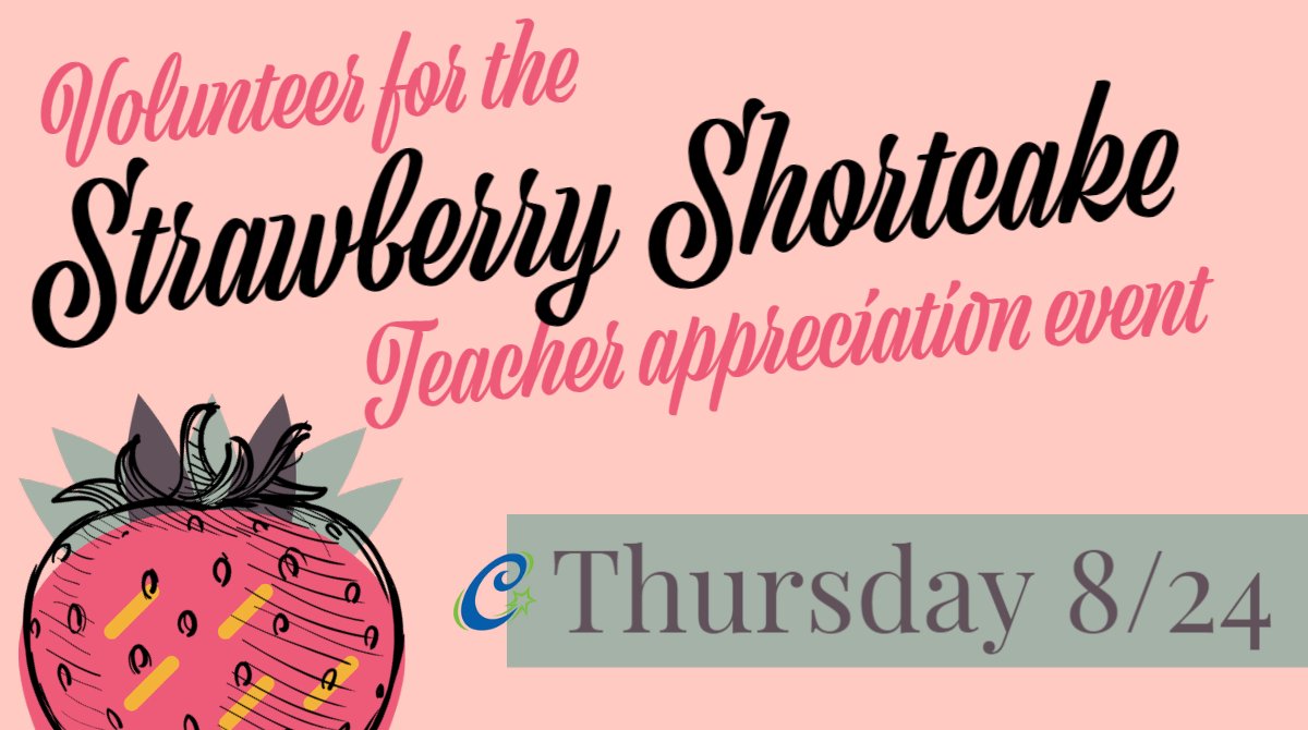 Help show how "berry" much we care about our staff by volunteering at our first teacher appreciation event!
Sign up here: bit.ly/44asc7w