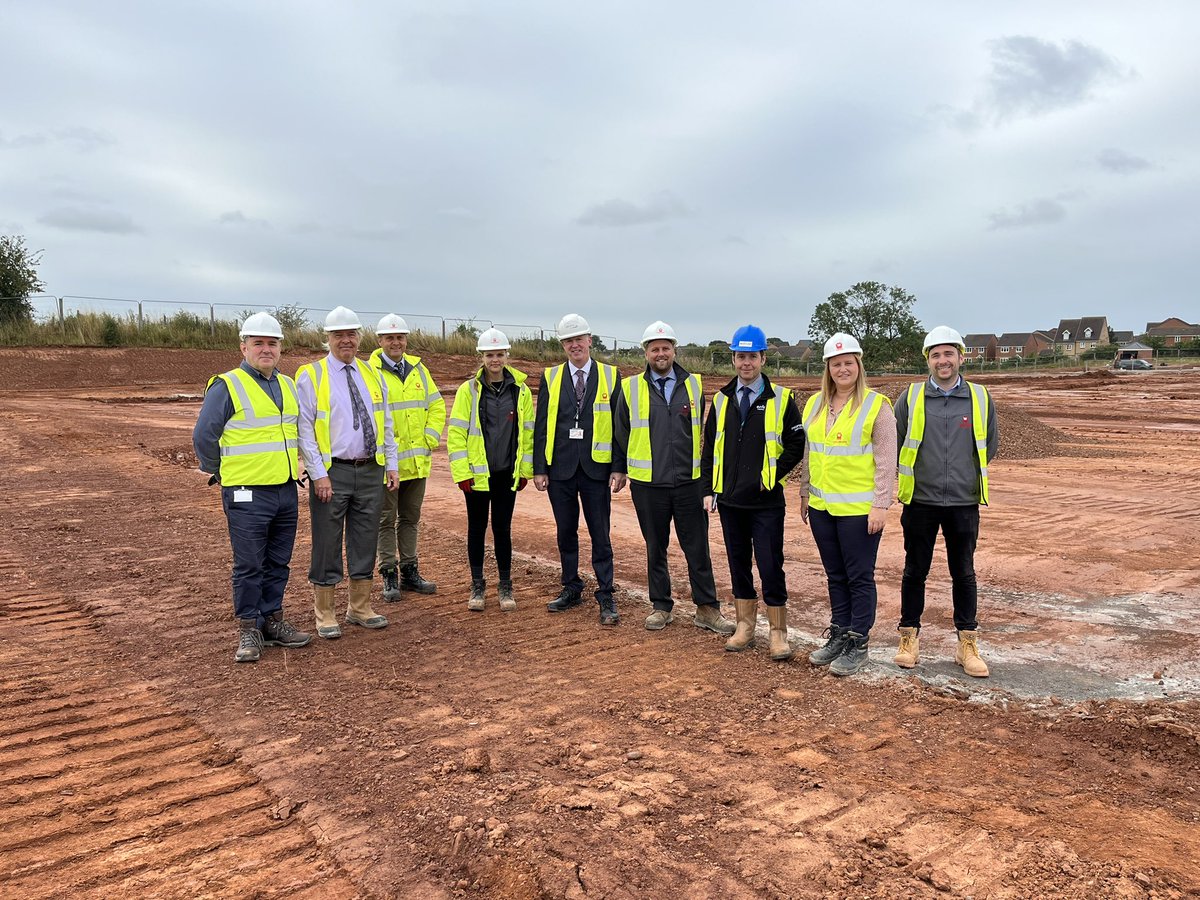 As Cabinet Member for Education &amp; SEND, one of my roles is to make sure we have enough school places for our youngsters. I was delighted to visit the new site of the Beaconsfield Primary School. Due to open, summer 2024. Great news for Stafford North.