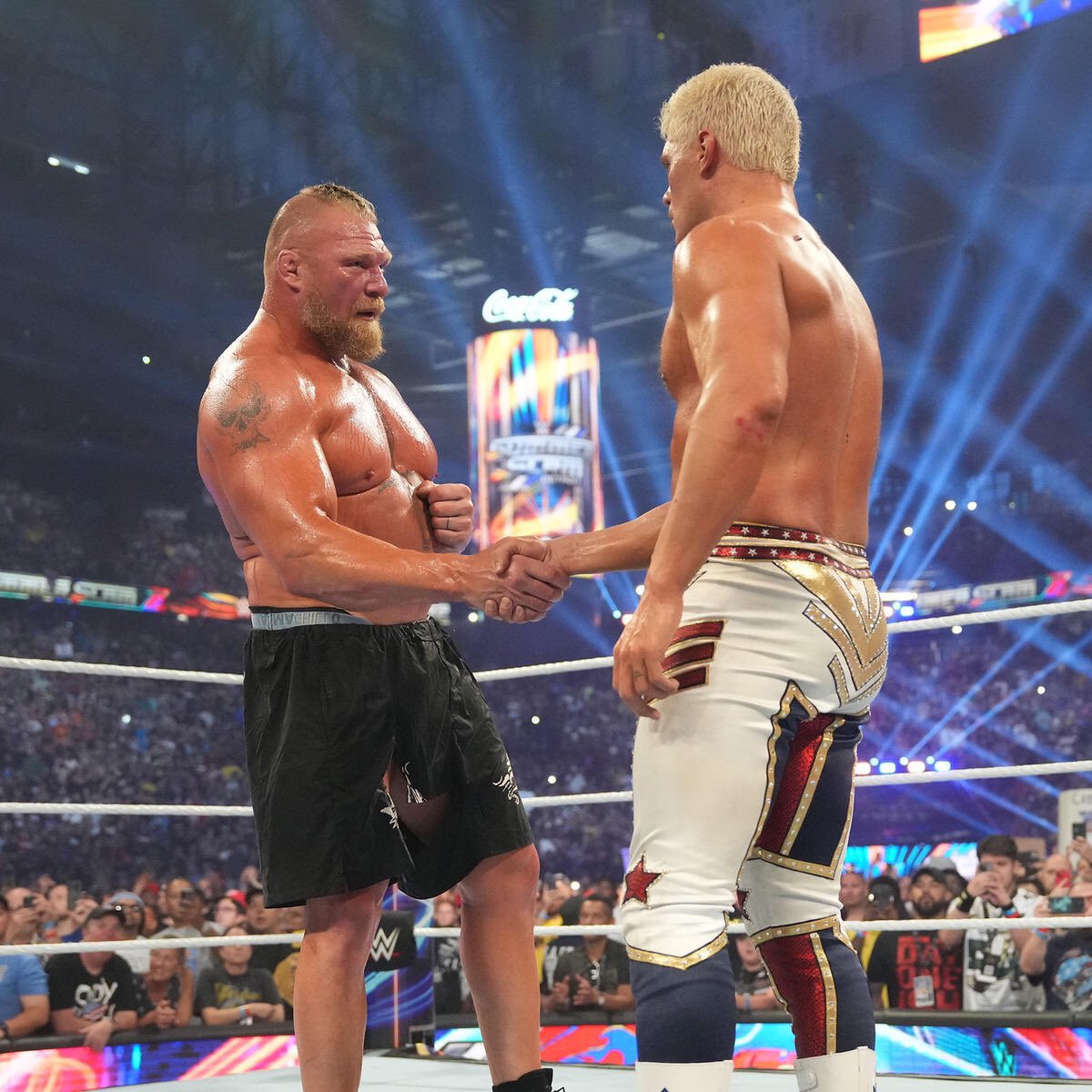 AndMyFatherSaid's tweet image. Brock Lesnar wasn’t ever gonna be an easy mountain to climb. BUT I DID IT! And because of that, I hold so much respect for you and it appears you hold that same amount for me and with that, I say, thank you.