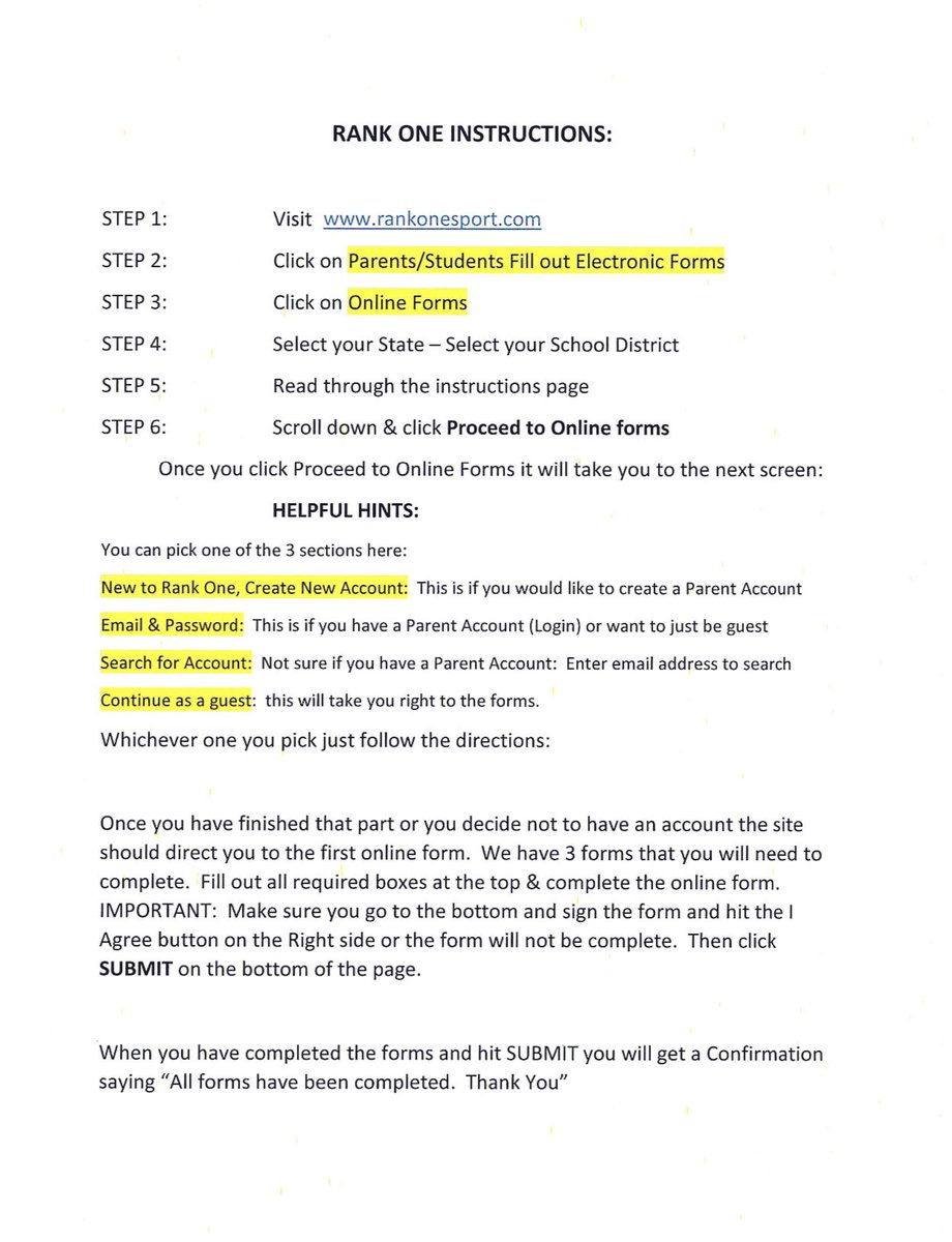 ComstockColtsFB's tweet photo. Rank One is now live and we need all player/parent participation for this. If players do not have this done they can’t scrimmage or play in a games until Rank One forms are completed. Instructions are listed below https://t.co/aRtKu57B7y