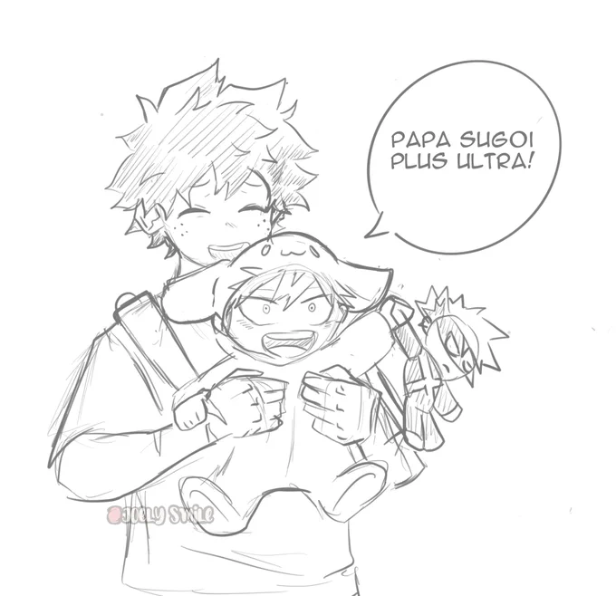 This is for @huligantweets 
Toshi-chan is just a little nerd fan boy like his father 💚 