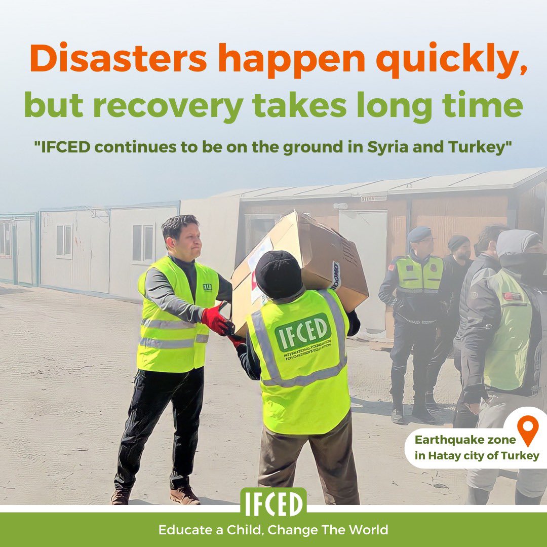 ifcedorg's tweet photo. IFCED remembers the victims of the earthquake in Syria and Turkey affected more then 13 cities, took hundreds of thousands of lives and left millions injured.

Support to enable us to do more: https://t.co/a2gLFQxG2V 

#turkeyearthquake #syriaearthquake #earthquakevictims https://t.co/8HcTIaCfli