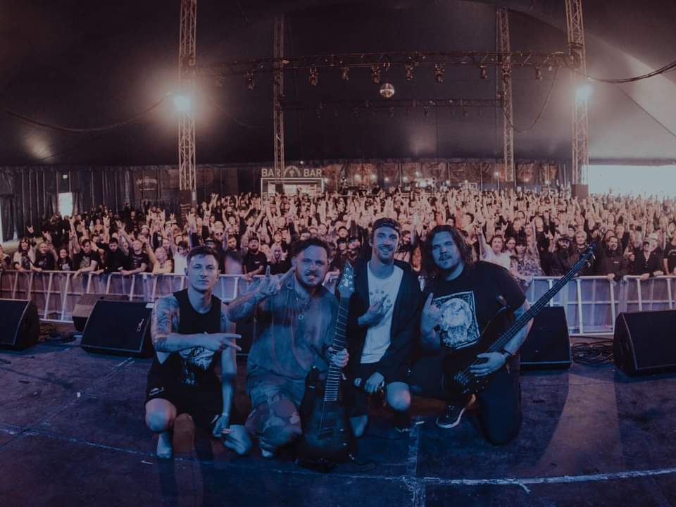BESPOKE MANAGED BAND!!! @Overthronemusic Smashed their set at @BLOODSTOCKFEST 13th August 2023 playing to over thousand fans on The Sophie Lancaster Stage. #Overthrone #Bloodstock #bloodstockfestival #bloodstockopenair #fans #musicgenre #metal #metalband #Metalcore #metalfans