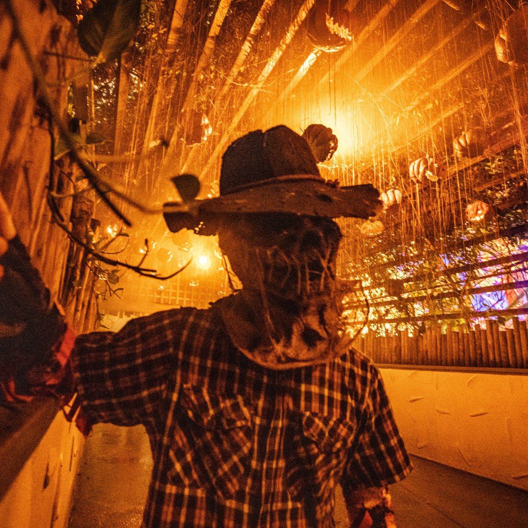 RETURNING SCARE ZONE ANNOUNCEMENT: Within the walls of the cornfield lies a horrific nightmare you cannot awaken. The scarecrows of Raven's Mill are back and ready to play. 😈 Save up to 65% on tickets with our extended Monster Sale now:  bit.ly/3OCznko