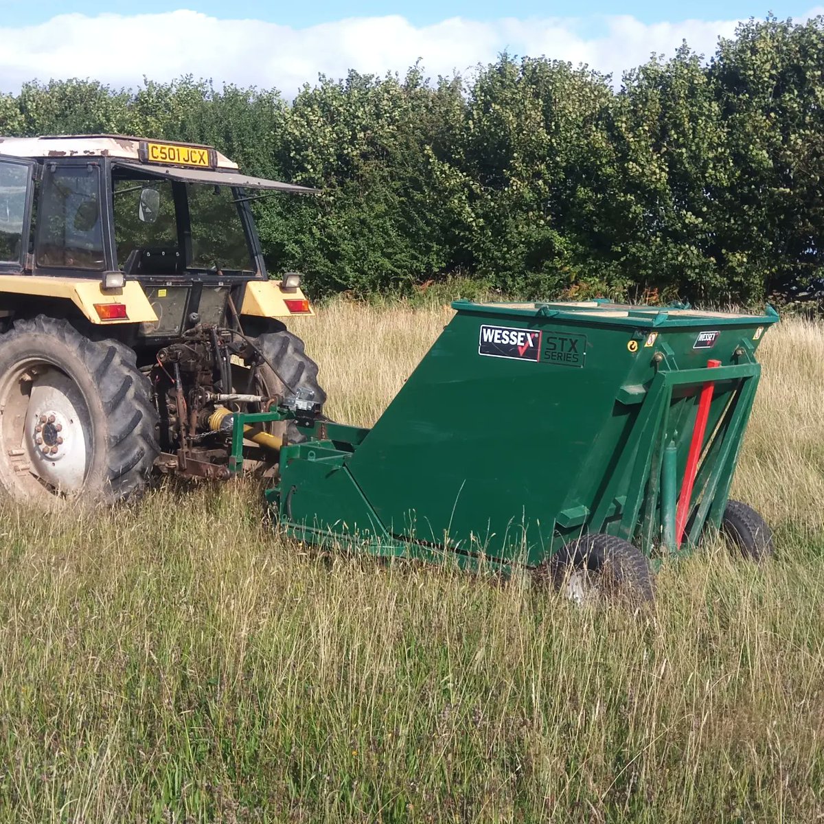 LloydNj's tweet photo. Wildflower seed harvesting on the farm to enhance other areas https://t.co/G0z6Yjo7td