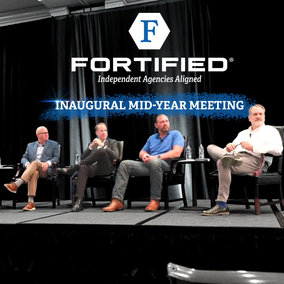 Great talks at FORTIFIED Mid-Year Meeting on tech &amp; more! 🚀 How are you using AI &amp; automation? FORTIFIED agents are ready for what's next. Share your thoughts! #FORTIFIEDMidYear #TechInnovation