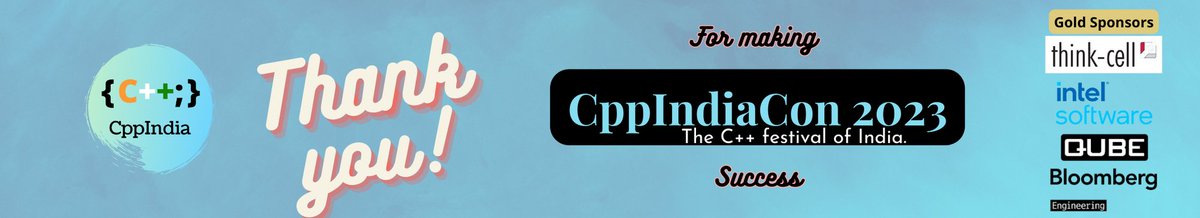 CppIndiaUG's tweet image. 😃Excited to share the report of our 3rd international conference in India - CppIndiaCon 2023. Follow the link to learn about the event and join the CppIndia community.

👉Report: cppindia.co.in/conference/202…
Don&apos;t forget to share with your network!
#cppindiacon2023 #cppindia
#cpp