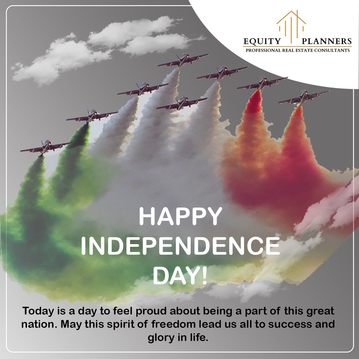 EquityPlanners's tweet photo. On this special day, let’s remember our past, celebrate our present, and dream of a brighter future for freedom doesn’t see colors or forms. We must now endeavor to create a better future that is characterized by harmony, love, and understanding.

Happy Independence Day! https://t.co/BUDMuPlyr7