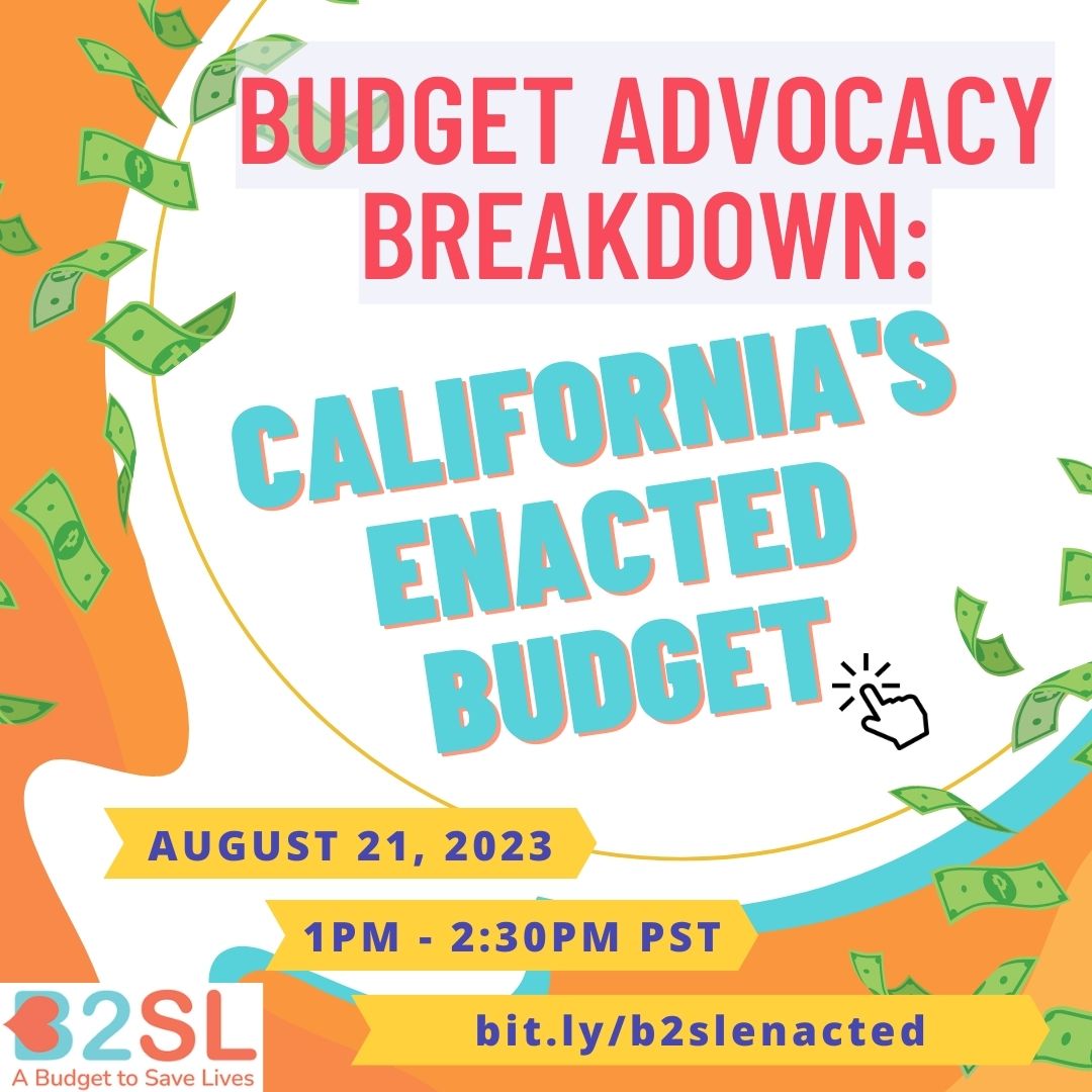 CURBprisons's tweet photo. Join us Monday, August 21st from 1-2:30pm PT for Budget to Save Lives Budget Advocacy breakdown! 💥
RSVP at https://t.co/n6QQNFcnKc
#B2SL
#CareFirst
#CareNotCages
#CABudget https://t.co/U3fohIg44J