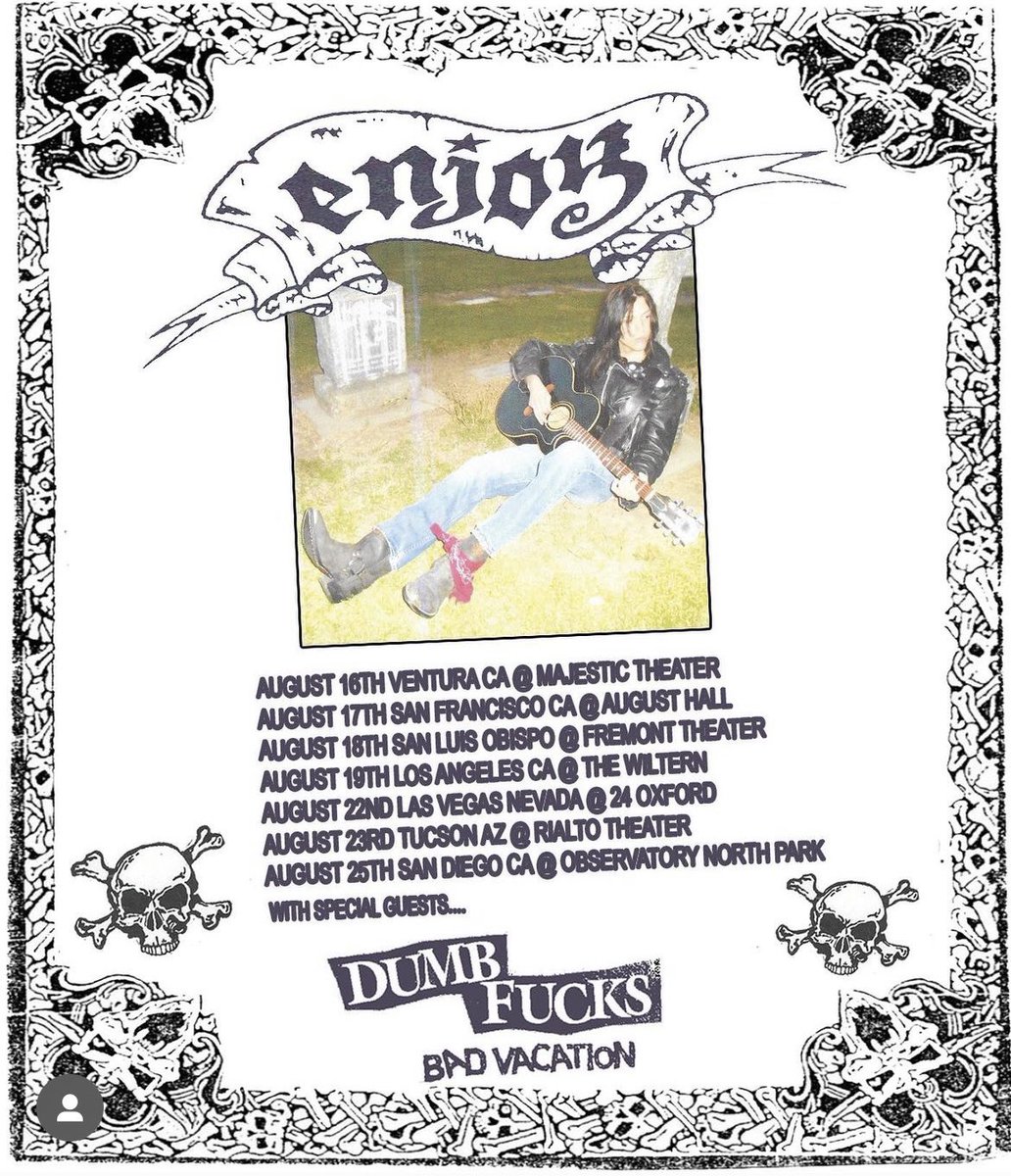 tour starts this week 
see ya there . . . . .