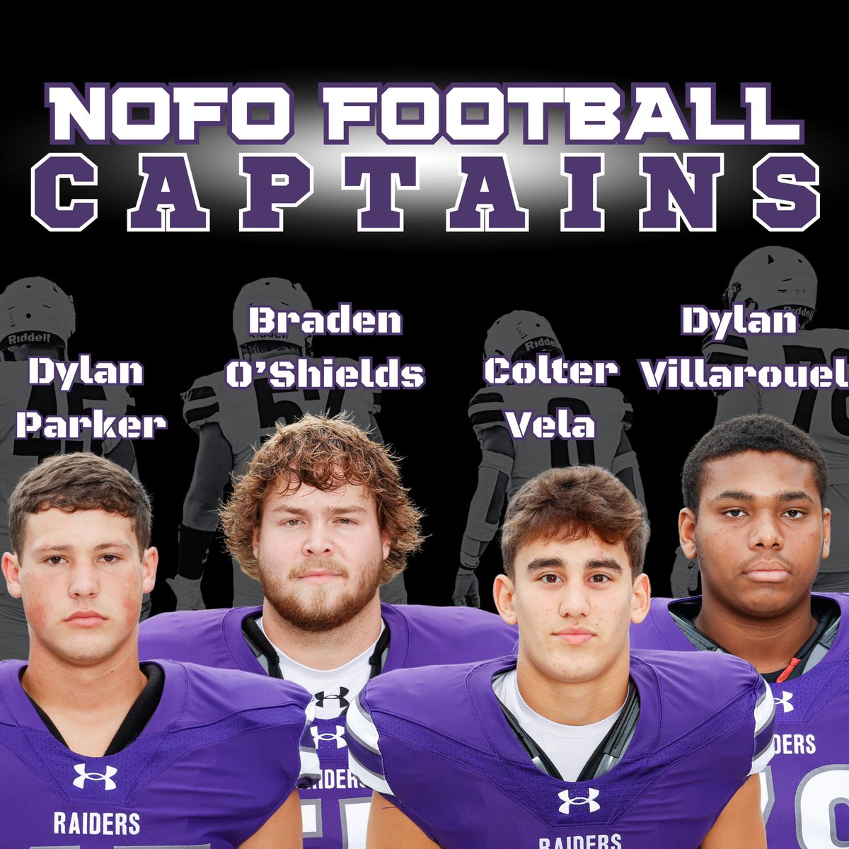 NorthForsythFootball (@nofofootball) on Twitter photo Congratulations to our 2023 Team Captains. <a href="/DylanParker45/">Dylan Parker</a> <a href="/bradenoshields/">Braden O’Shields</a> <a href="/Dvilla7_/">Dylan Villarouel</a> <a href="/ColterVela/">Colter Vela</a> Congratulations to our 2023 Team Captains. <a href="/DylanParker45/">Dylan Parker</a> <a href="/bradenoshields/">Braden O’Shields</a> <a href="/Dvilla7_/">Dylan Villarouel</a> <a href="/ColterVela/">Colter Vela</a>