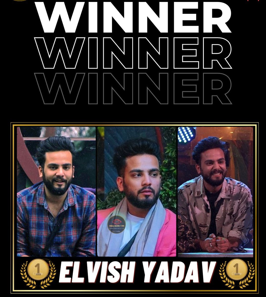 BiggBoss_Tak's tweet photo. CONGRATULATIONS! Elvish Yadav for winning the Bigg Boss OTT 2. History created!!!!!!!!!! 🔥 https://t.co/qi09mBtVB8