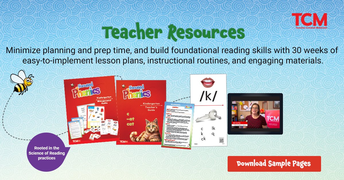 Teacher Created Materials tweet media