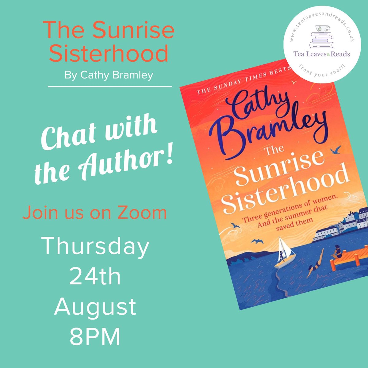 Sign up! Free online #zoom event! We are excited to be chatting with @CathyBramley on 24 Aug at 8pm. Do sign up, come along, you don't need to have read the book (we'll limit spoilers!) but you do need some Cathy knowledge for the quiz to win a prize 😉 forms.microsoft.com/e/wJ0WZjYFTP
