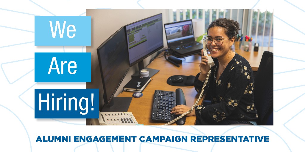We are hiring! Do you know a current student who are looking for an on-campus job? Check out our Alumni Engagement Campaign Representative position. The deadline to apply is August 31. Go Argos!

Apply here: bit.ly/44pplYN