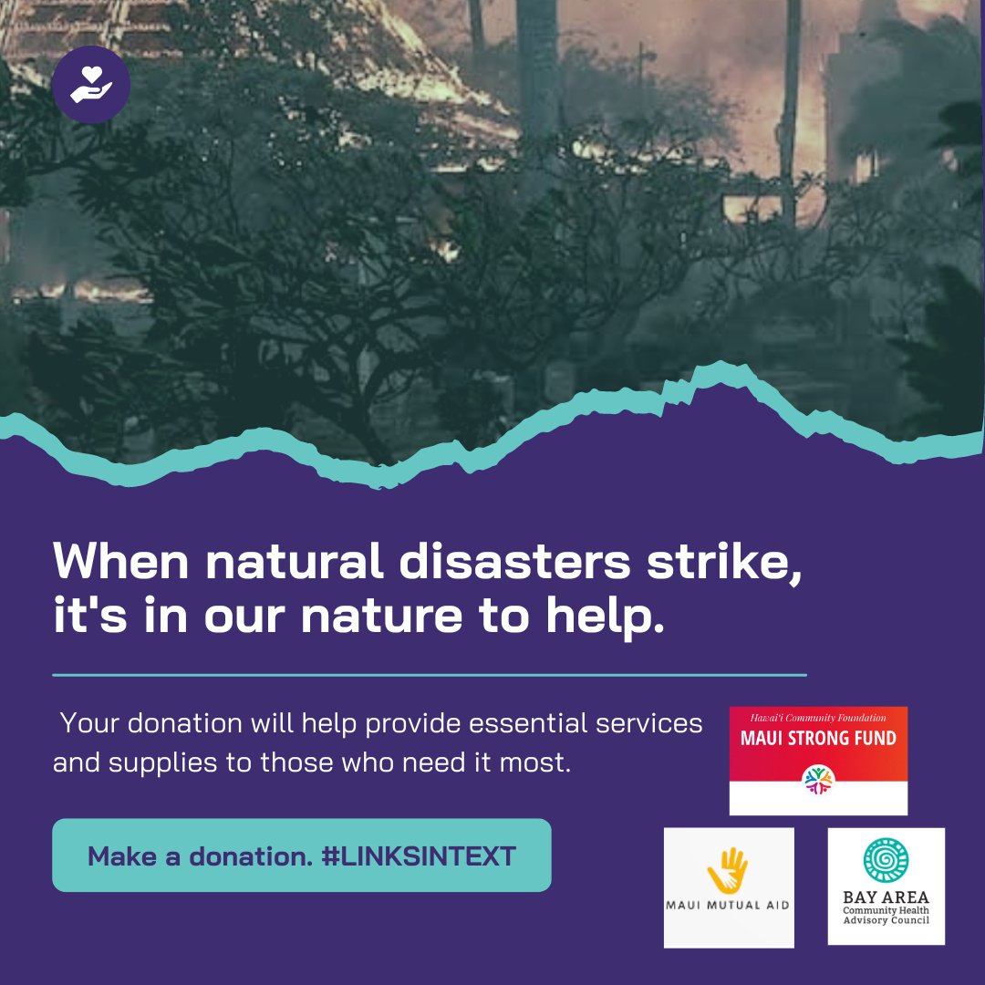 Our hearts are with those enduring the natural disaster in Maui. Visit the link here for how you can help those impacted. bio.link/thebachac #SupportMaui #Maui #MauiFires #MauiStrong #MauiAid