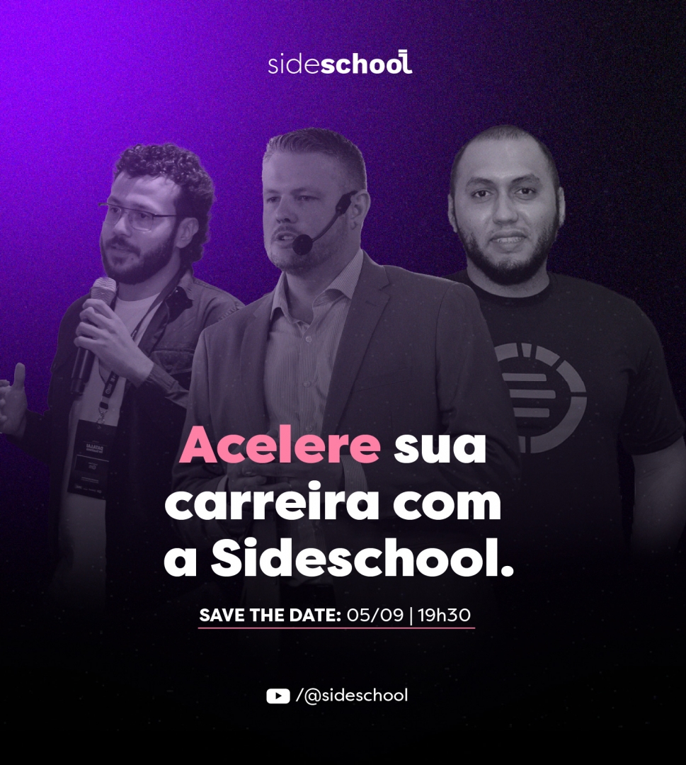 sideschoolbr's tweet photo. Dia 5 todo mundo vai poder conhecer a Sideschool e alguns dos treinamentos que estarão disponíveis a partir desta data.

E os inscritos da live vão ganhar um BÔNUS para conhecer a plataforma.

Clique no link da bio e faça a sua inscrição!

#treinamento #curso #dados #edtech https://t.co/pT7BGHhZXQ