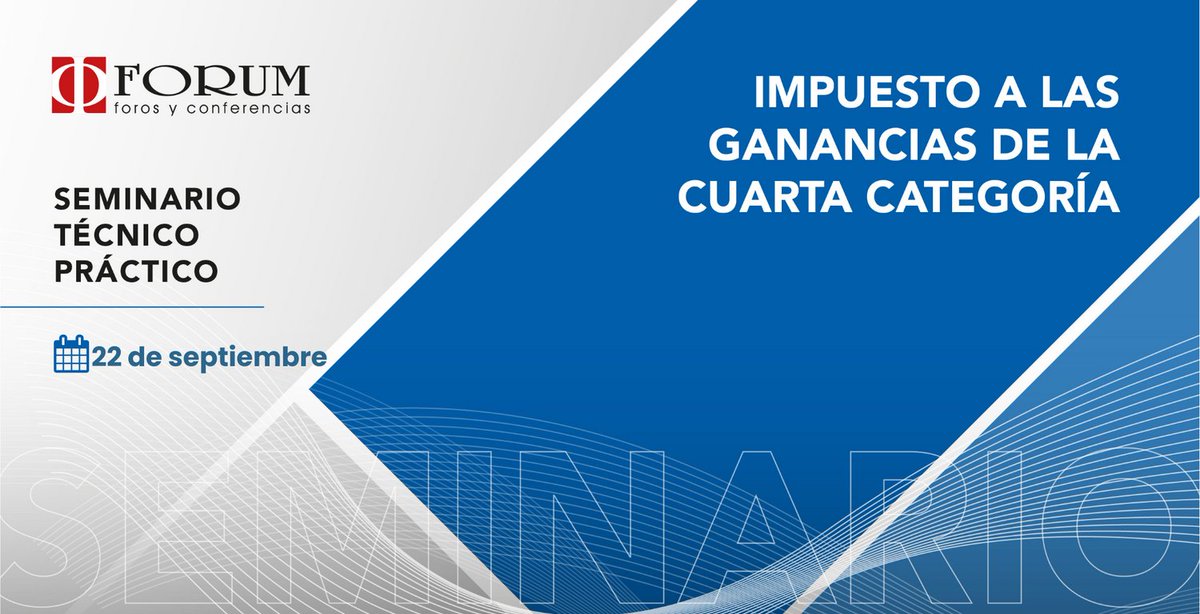 FORUM Foros y Conferencias tweet media