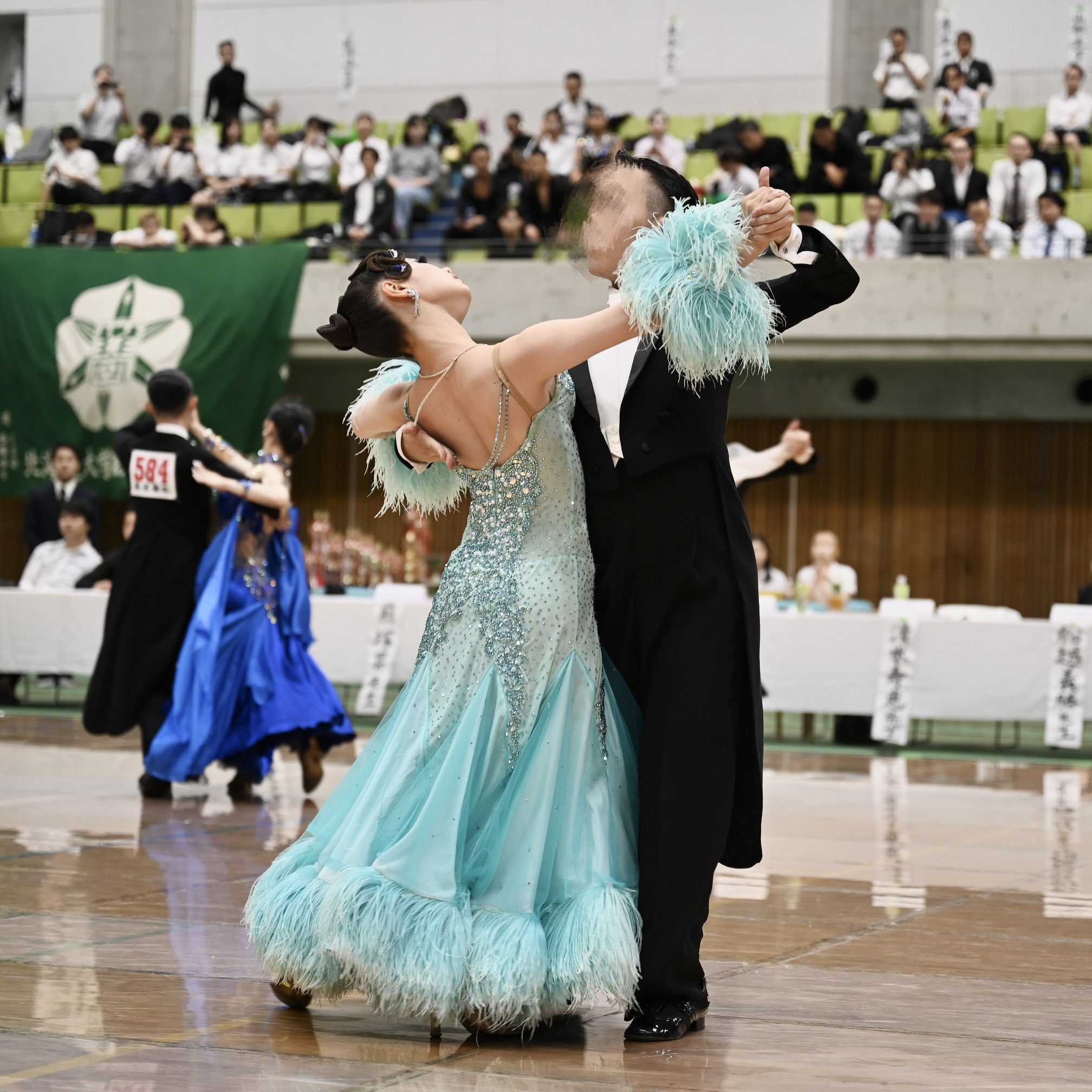 オーストリッチ フロート 羽根 ストーン ストーン 社交ダンス オーダー