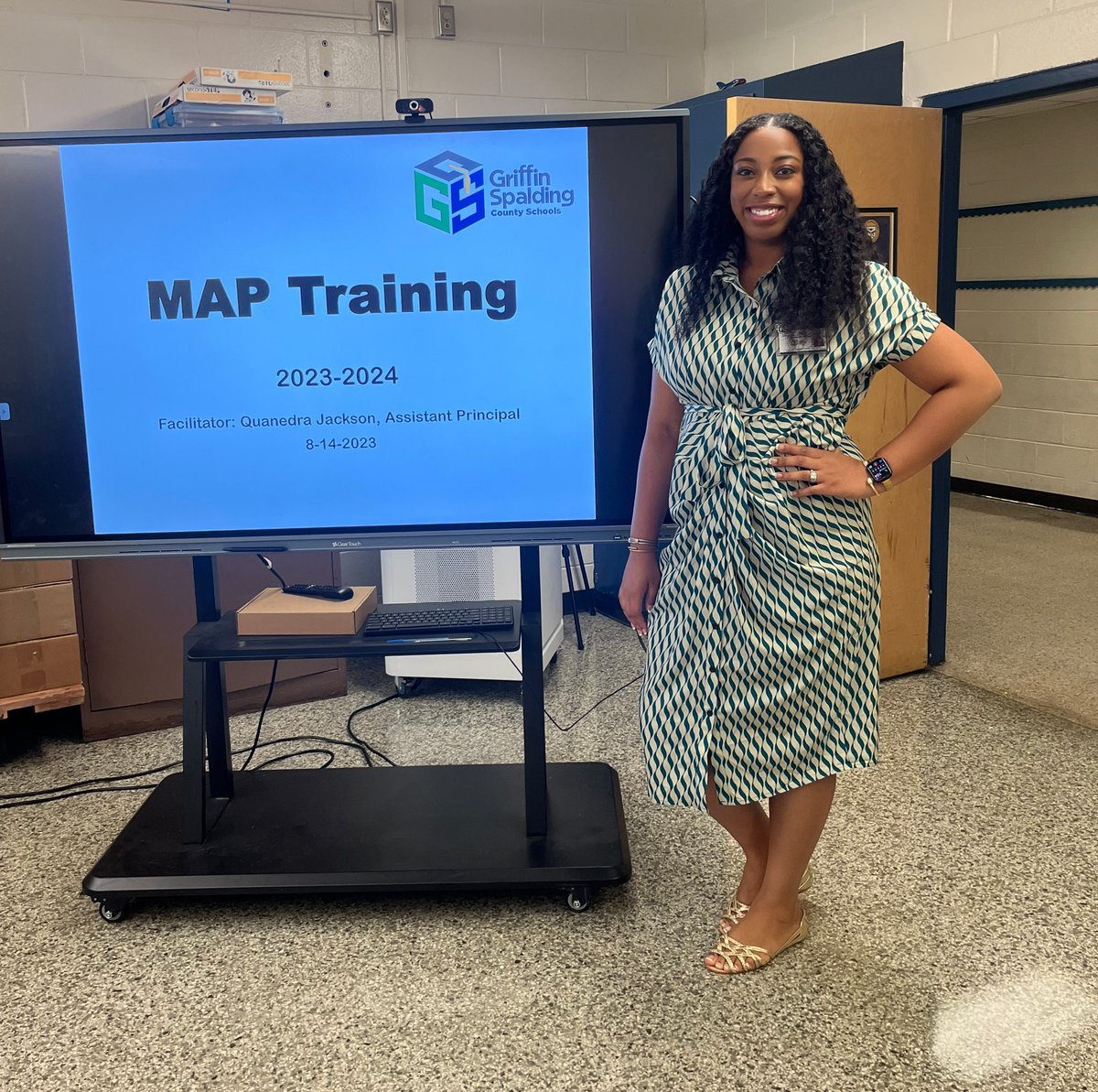 MrsQJackson's tweet photo. I provided an extra dose of differentiated MAP support training for teachers &amp; paras today! We are in full swing &amp; prepared for the MAP administration💻
#extraORRdinary @OrrsElementary https://t.co/IdoXzubEi4