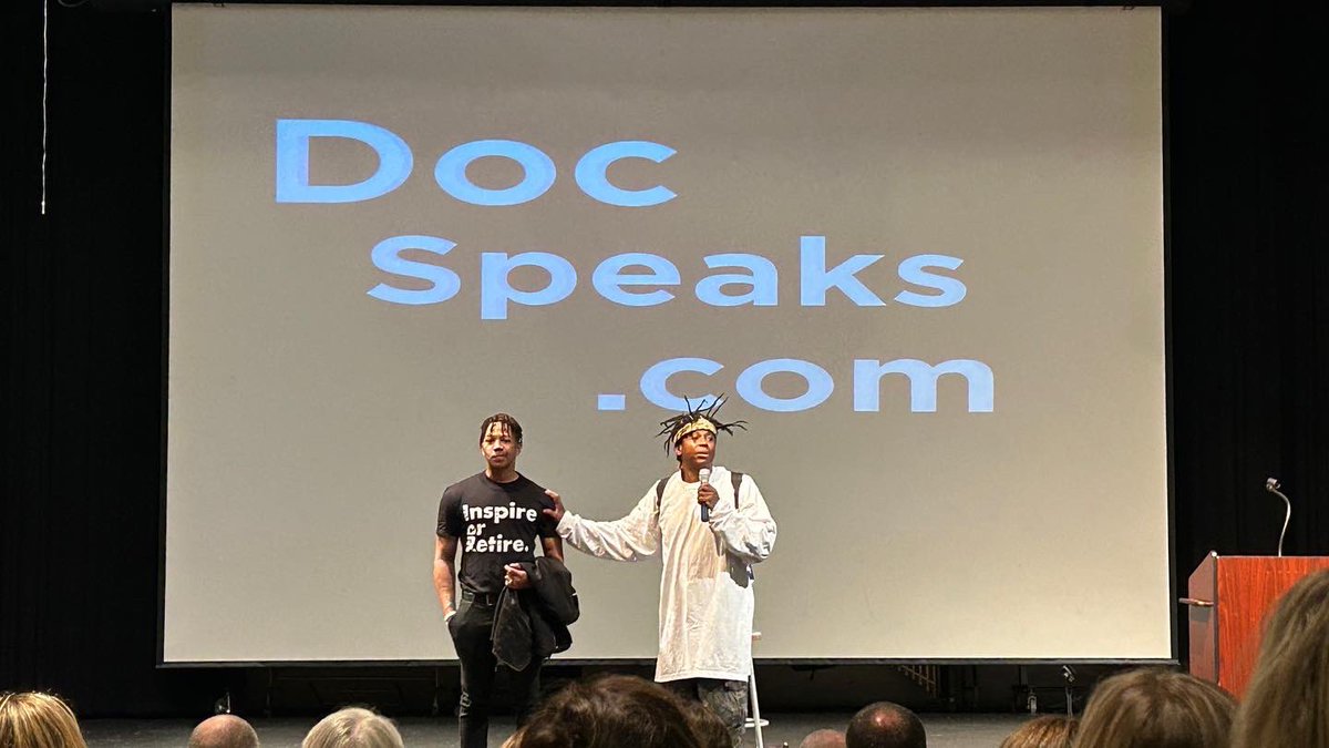 BellefonteASD's tweet image. Dr. Adolph Brown spoke to the Bellefonte Area SD, Bald Eagle SD, and CPI Staff this morning on the importance of teaching, creating relationships, “unpacking our backpacks,” and believing in our students and ourselves. 
It was a phenomenal presentation. Thank you, @adolphbrown 🙏