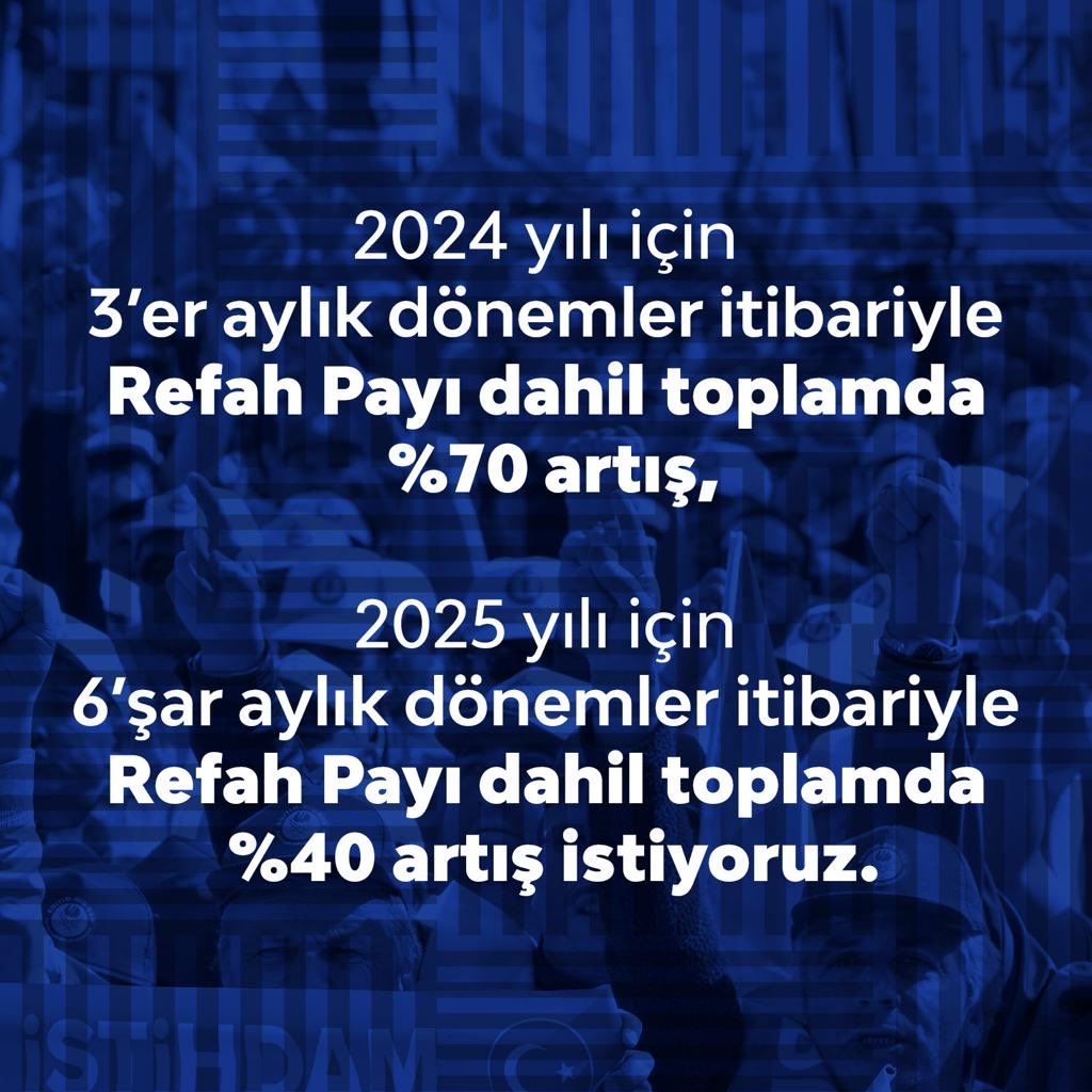 aduman025's tweet photo. Emeğin Hakkı ve Hukuku Korunmalı, Kamu İşvereni Masaya Gerçekçi Teklifle Gelmeli

Kamu İşvereni emek ve insanı merkeze alan tekliflerimizi esas almalı, enflasyon rakamlarını ve piyasa gerçeklerini dikkate alarak tekliflerini revize etmelidir. 

#MemurGerçekçiTeklifİstiyor https://t.co/HTZt1OVdB1