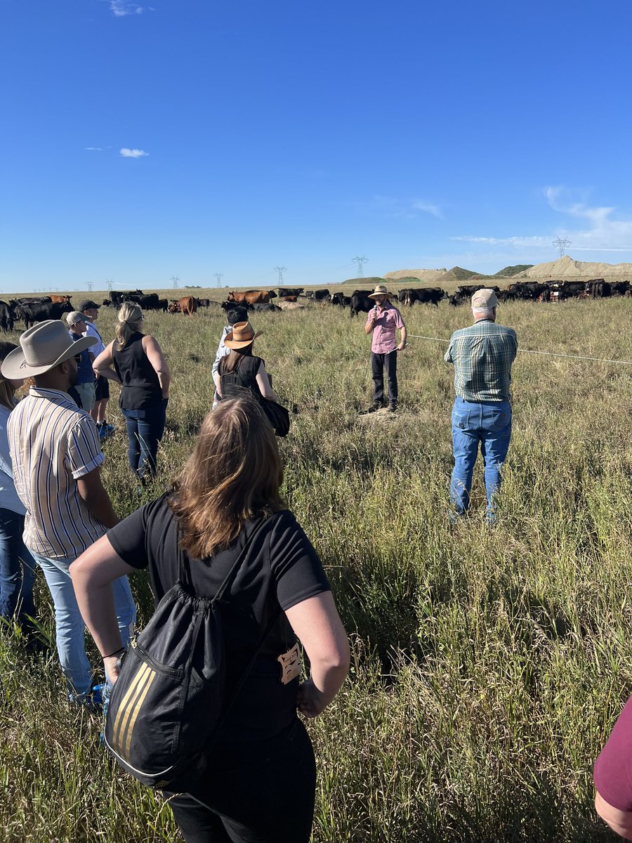 Learning a lot about the Wray Ranch today on the Canadian Beef Industry Conference tour. The Wray family is the 2023 Alberta Environmental Stewardship Award!