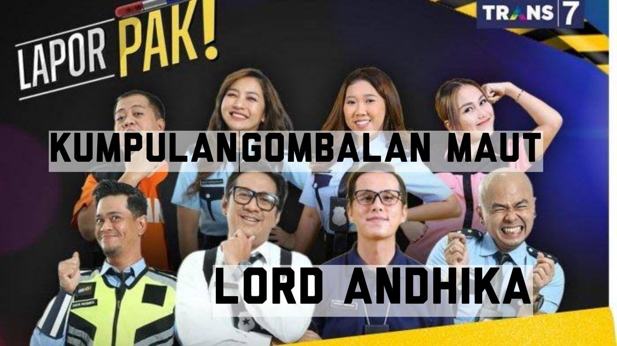 ggreentae's tweet photo. LAPOR PAK ..!! 

KUMPULAN GOMBALAN MAUT LORD ANDHIKA. 

- A Thread - https://t.co/rN0MJpk1CO