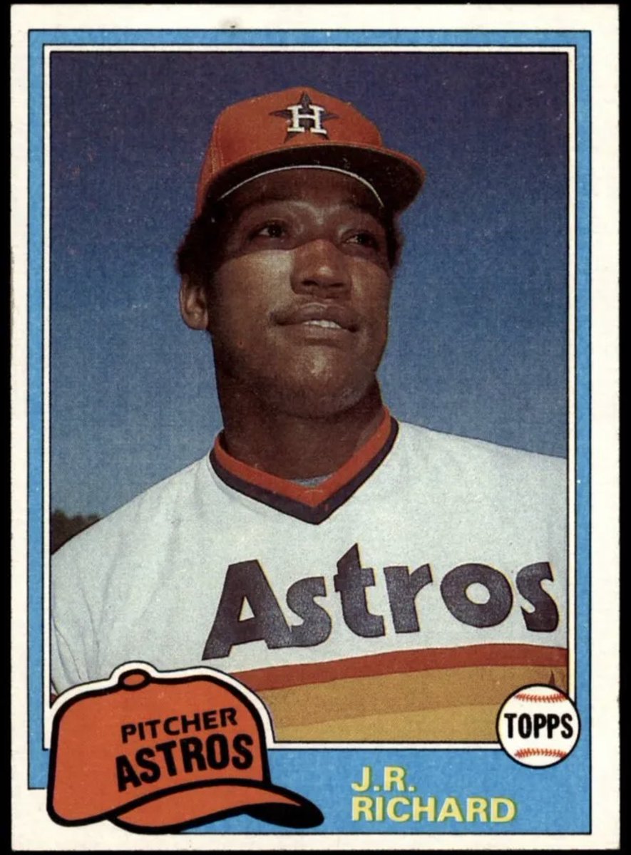 CardboardHistry's tweet photo. I often lament the lack of #CareerCapper cards, but the fact that everyone was hoping JR could return to ⚾️ enabled him to not only get a full complement of 1981 cards (capping his career), but also even a 1982 #Topps issue despite being on the DL all of ‘81. #DoneWayTooSoon https://t.co/JWsrI3k979