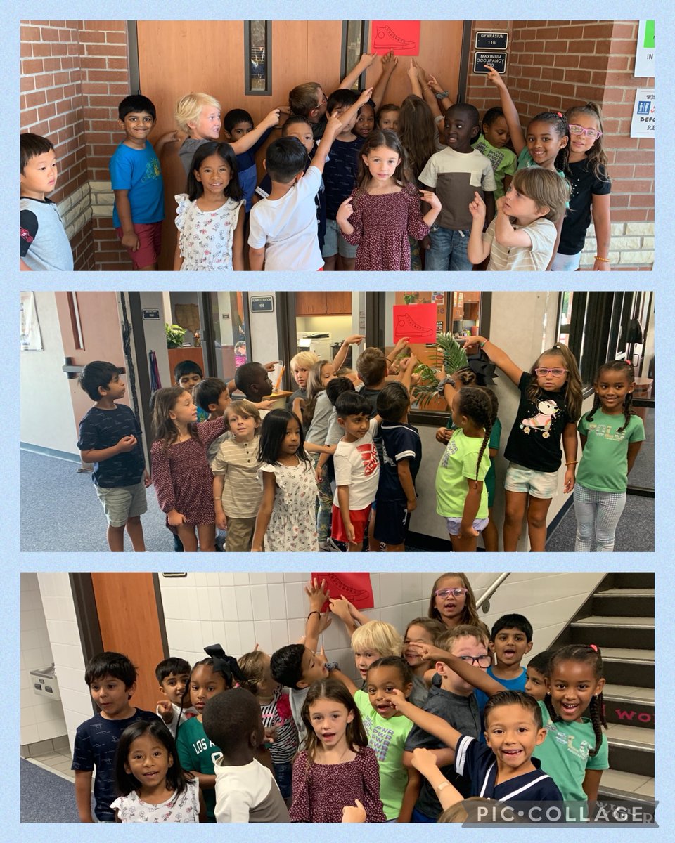 We were 🎵 rockin’ in our school shoes 🎵 as Pete the Cat left clues around the building to help us find him! He was waiting for us in his favorite place—the library!!
