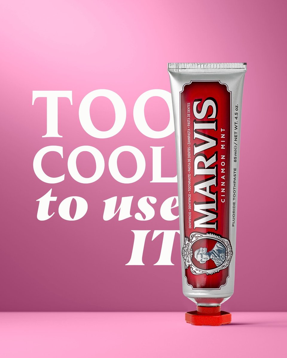 TMG_OnlineStore's tweet photo. To use it or not to use it… that is the real question.
📸 - @marvis
https://t.co/BcUq9sN9fI
#MarvisToothpaste #ShowYourMarvis #TooCool #TooGood https://t.co/JJX6FBtDpa