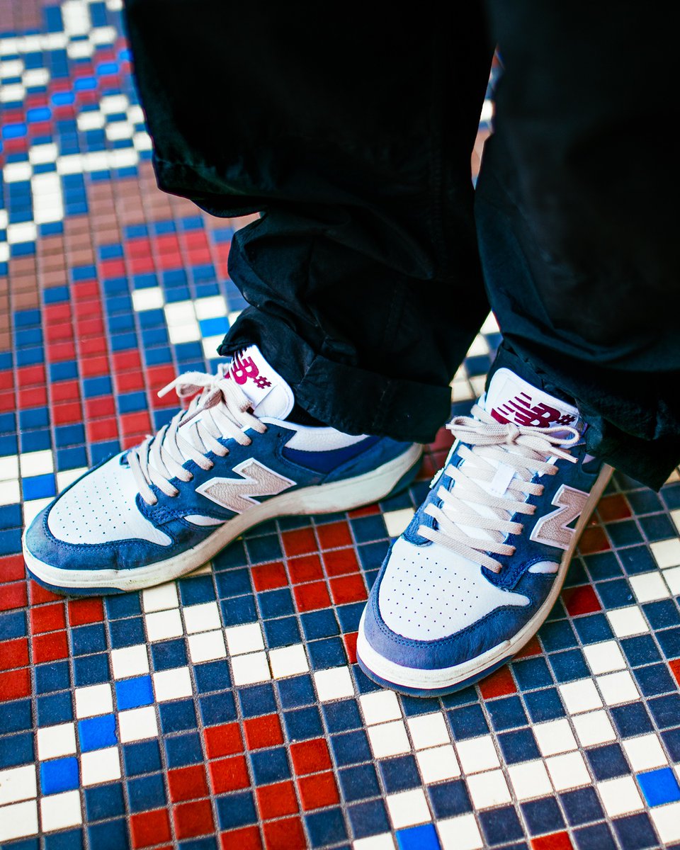 nbnumeric's tweet photo. From '83, re-mixed. The Numeric 480 available in dusty navy. #NM480 https://t.co/VHyVGKA3FN